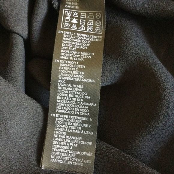 Forever 21 Black Pullover‎ Top Sheer Bodice with Studs 3/4 Sleeves Size S - Picture 9 of 11